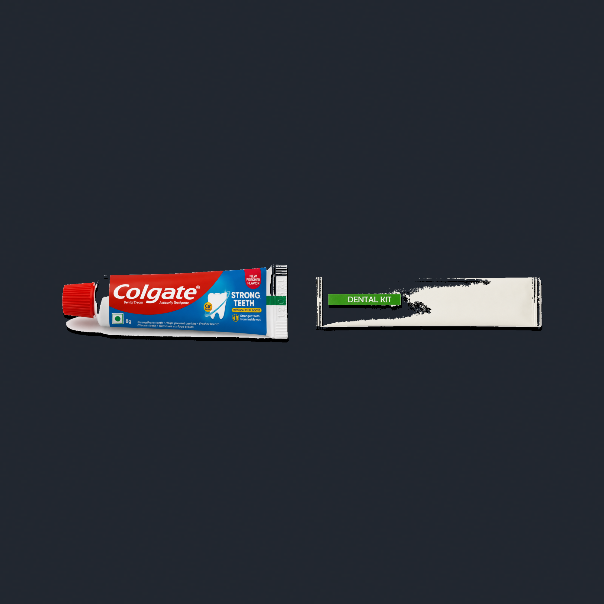 1 PCR Toothbrush + 1 Colgate Toothpaste with Dental Kit Pouch kit preview